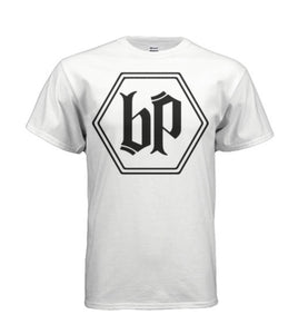 White BP Logo Tee